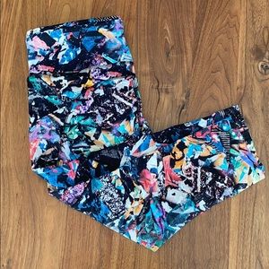Lululemon cropped leggings multicolored